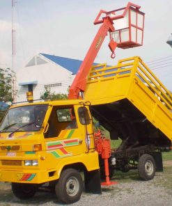 รถเกษตร 4 ล้อดั้มพ์ ติดชุดเครนกระเช้า รุ่น D 834