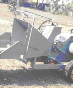 เครื่องย่อยกิ่งไม้ป้อนด้วยระบบไฮดรอลิค