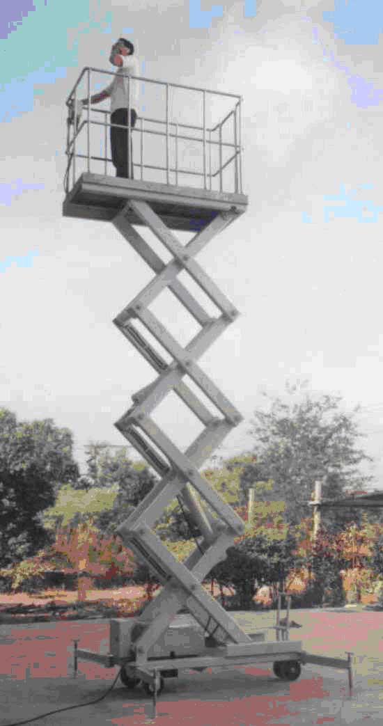 โต๊ะปรับระดับยกด้วยระบบไฮดรอลิค